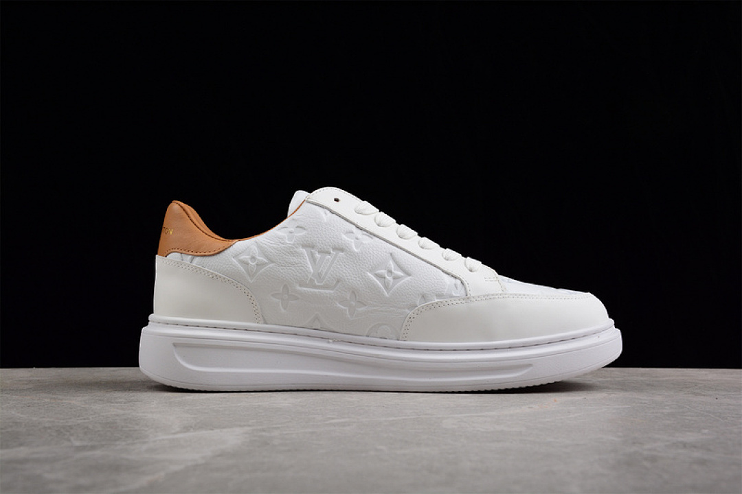 Louis Vuitton [L*V STELLAR SNEAKERS WHITE/WHITE/LIGHT BROWN]-[MAN:39-45] - Image 13