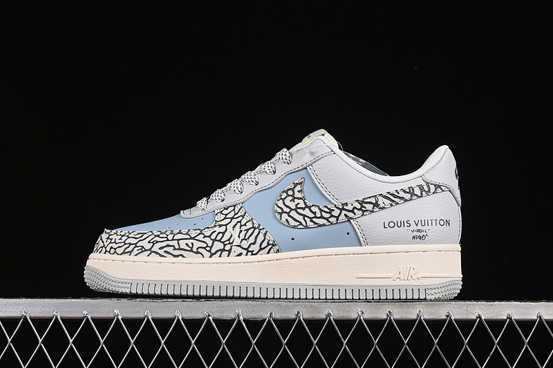 Nike Nike AIR FORCE 1 07 LOW LV GREY/BLUE · ZH2598-307, photo 1