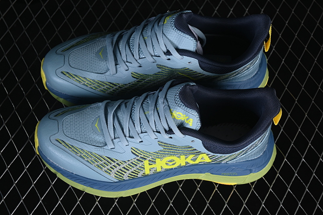 Hoka [1129930 SBDCT]-[MAFATE SPEED 4 RUNNING SHOES BLUE/GREEN/YELLOW]-[WOMAN:36-39]-[MAN:40-45] - Image 10