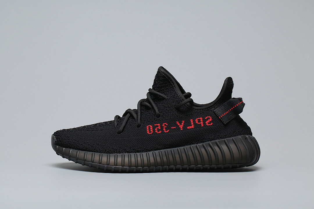 Adidas [CP9652]-[PK YEEZY BOOST 350 V2 CORE BLACK/CORE BLACK/RED]-[UNISEX:36-48], photo 1