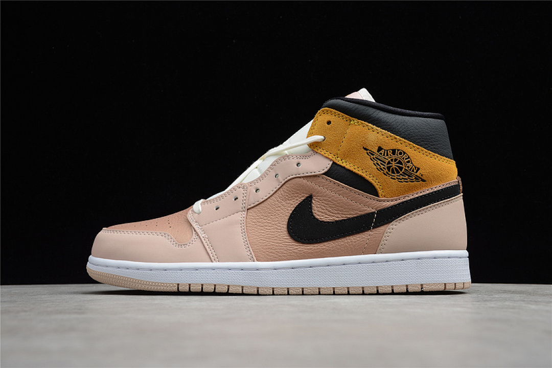 Jordan [DD2224-200]-[CJ AIR JORDAN 1 MID SE PARTICLE BEIGE/METALLIC RED BRONZE/UNIVERSITY GOLD/BLACK], photo 1