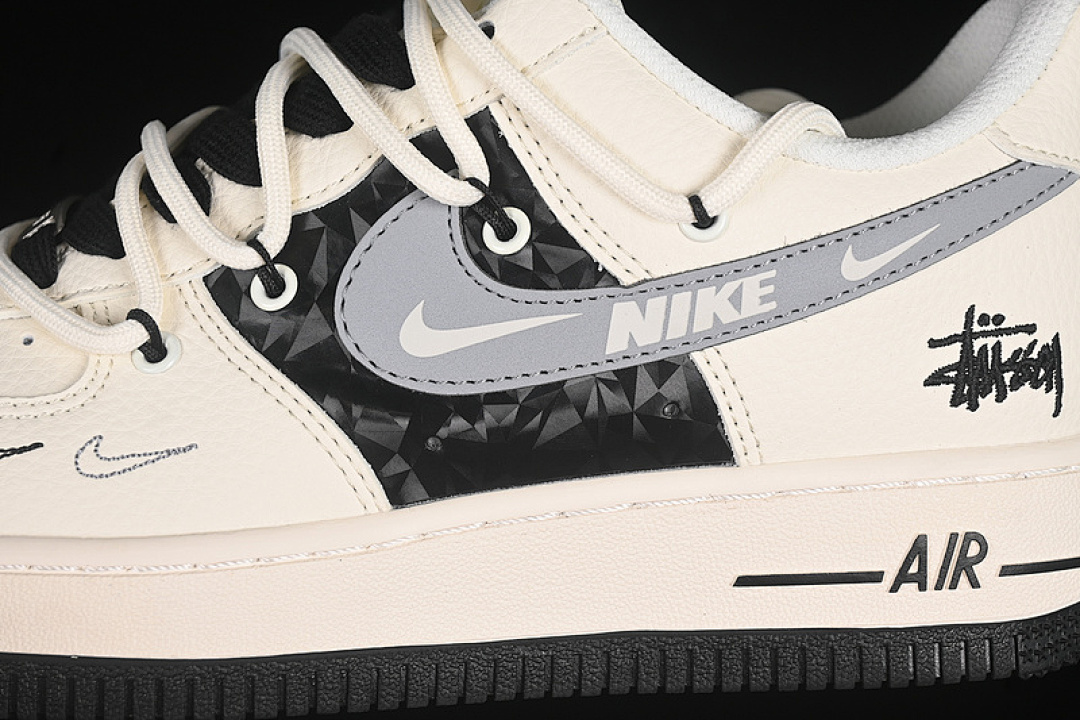 Nike [DM6868-073]-[AIR FORCE 1 07 LOW WHITE/GREY/BLACK]-[WOMAN:36-39]-[MAN:40-45] - Image 8