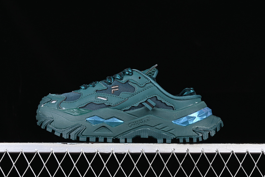 Fila [T12W231301FFJ]-[FILA FUSION THICK SOLED HARD CANDY SLIP ON GREEN]-[WOMAN:35.5-40], photo 1