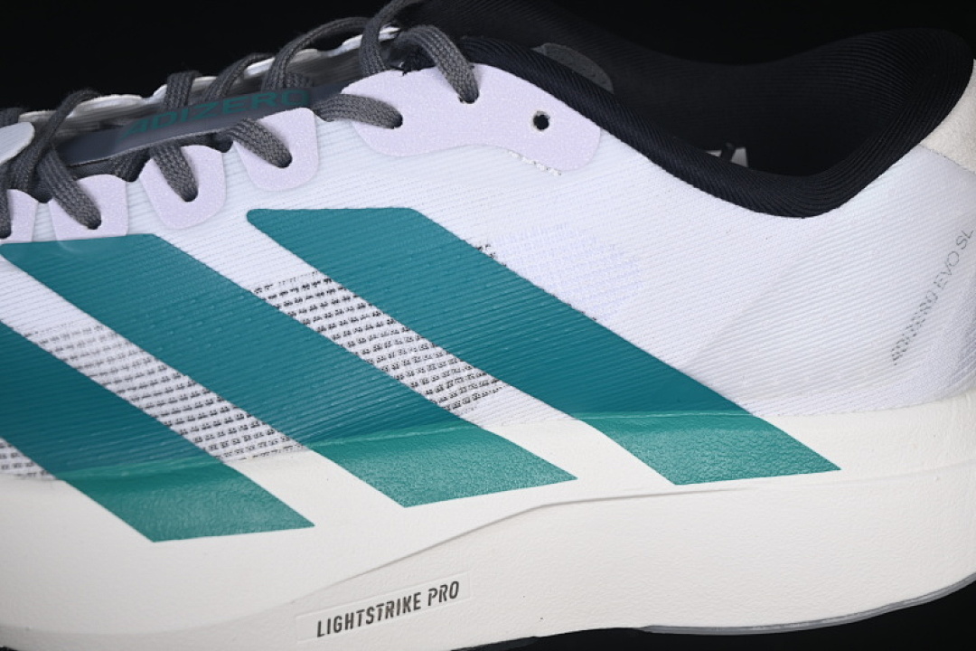 Adidas [JS4487]-[ADIZERO EVO SL WHITE/GREY/GREEN]-[MAN:39-45] - Image 8