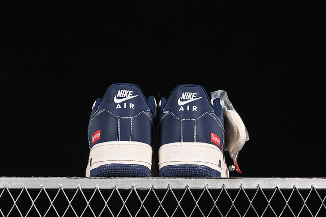 Nike [HH7518-054]-[AIR FORCE 1 07 LOW SUPREME WHITE/GREY/BLUE]-[WOMAN:36-39]-[MAN:40-45] - Image 14