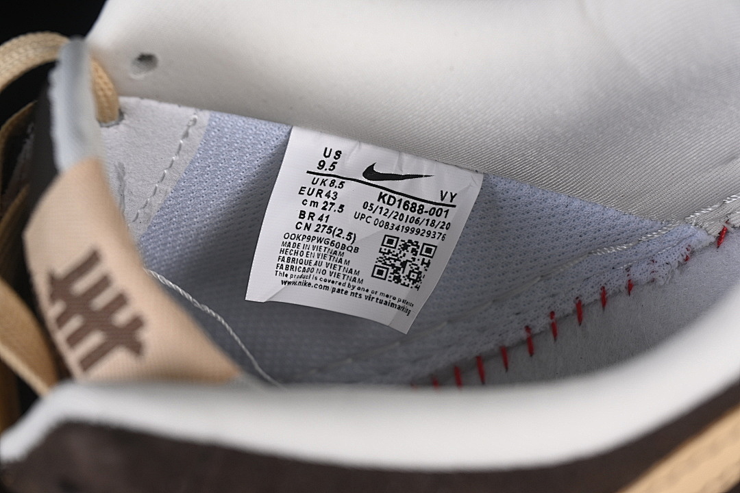 Nike [KD1688-001]-[AIR FORCE 1 07 LOW SUPREME WHITE/BROWN]-[WOMAN:36-39]-[MAN:40-45] - Image 6