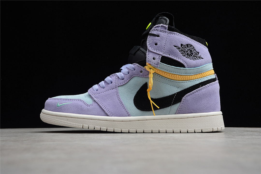 Jordan [CW6576-500]-[AIR JORDAN 1 HIGH SWITCH PURPLE PULSE/GLACIER BLUE/SAIL/BLACK]-[UNISEX:36-46], photo 1