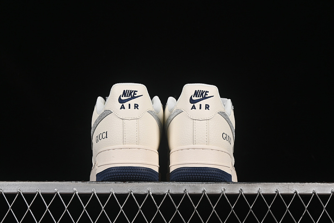 Nike [XS1958-546]-[AIR FORCE 1 07 LOW WHITE/GREY/BLUE]-[WOMAN:36-39]-[MAN:40-45] - Image 14