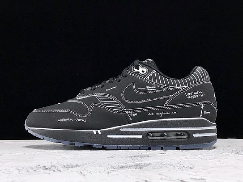 Nike H12 AIR MAX 1 TINKER SKETCH TO SHELF BLACK/WHITE · CJ4286-001, photo 1