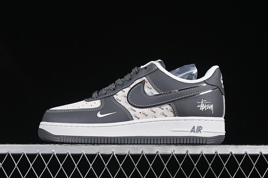 Nike [XZ6188-229]-[AIR FORCE 1 07 LOW WHITE/GREY]-[WOMAN:36-39]-[MAN:40-45] - Image 2