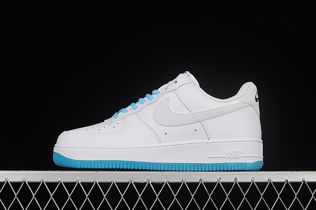 Nike [KH0806-168]-[AIR FORCE 1 07 LOW WHITE/WHITE/BLUE]-[WOMAN:36-39]-[MAN:40-45], photo 1