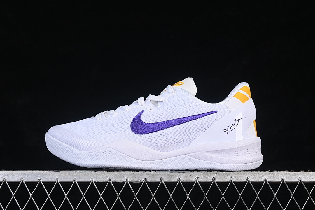 Nike [HF9550-100]-[KOBE 8 MEN'S PRACTICAL BASKETBALL SHOES PURPLE/WHITE]-[WOMAN:39]-[MAN:40-47.5], photo 1