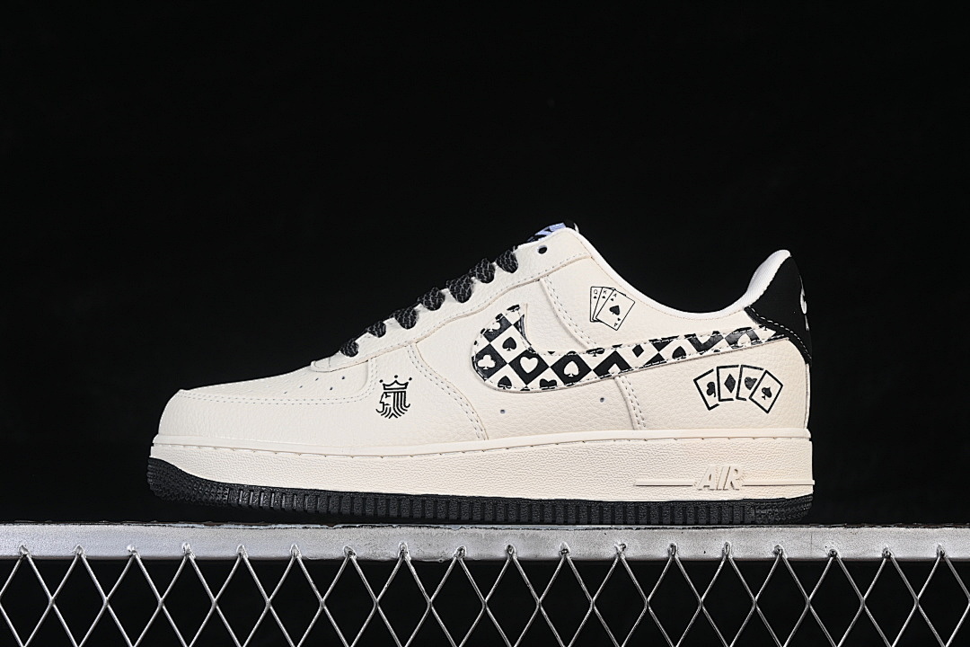 Nike [KJ1688-026]-[AIR FORCE 1 07 LOW CASUAL SNEAKERS WHITE/BLACK]-[WOMAN:36-39]-[MAN:40-45] - Image 2