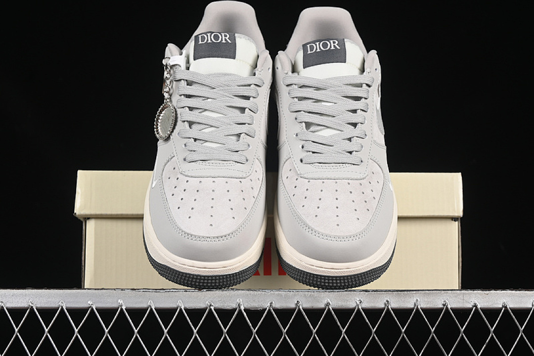 Nike [DF0188-041]-[AIR FORCE 1 07 LOW WHITE/GREY]-[WOMAN:36-39]-[MAN:40-45] - Image 13
