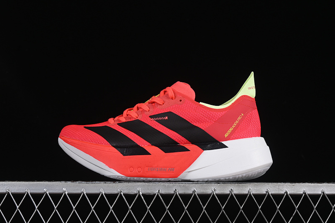 Adidas [JR6358]-[ADIZERO ADIOS 4 M WHITE/BLACK/RED]-[WOMAN:36-39]-[MAN:40-45], photo 1