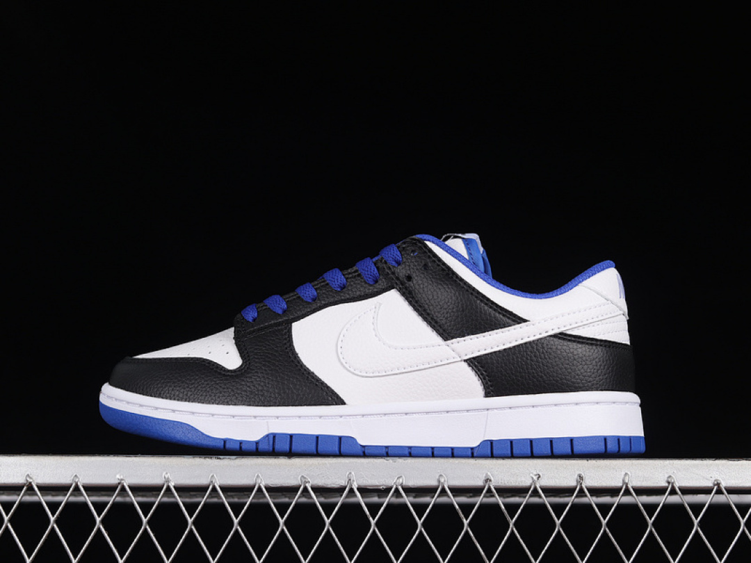 Unbranded [FD9064-110]-[DUNK LOW WHITE/WHITE/BLACK/GAME ROYAL]-[WOMAN:35.5-39]-[MAN:40-47.5], photo 1