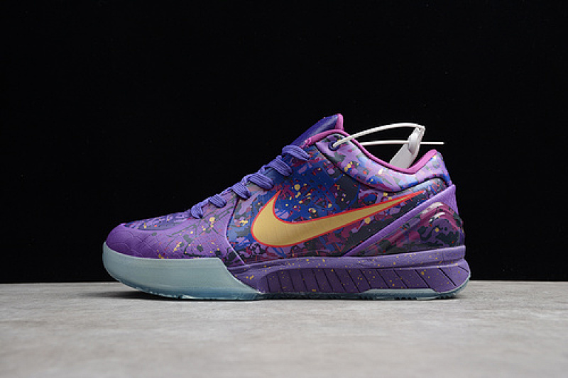 Nike Nike ZOOM KOBE 4 PRELUDE FINALS MVP COURT PURPLE/METALLIC GOLD · 639693-500, photo 1