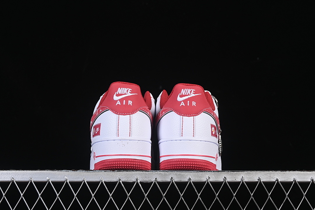 Nike [HV5999-008]-[AIR FORCE 1 07 LOW CASUAL SNEAKERS RED/WHITE]-[WOMAN:36-39]-[MAN:40-45] - Image 13