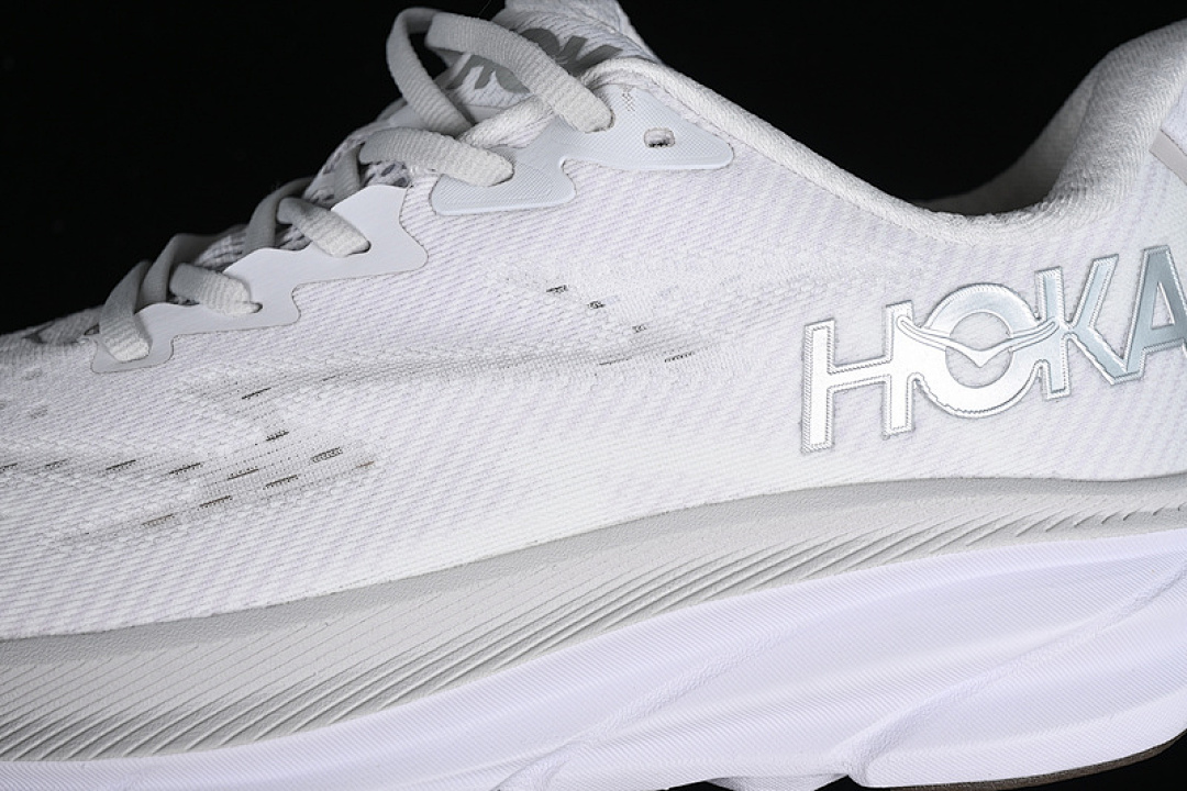 On Running [1127895 NCWT]-[HOKA ONE CLIFTON 9 WHITE/GREY/SILVER]-[WOMAN:36-39]-[MAN:40-45] - Image 8