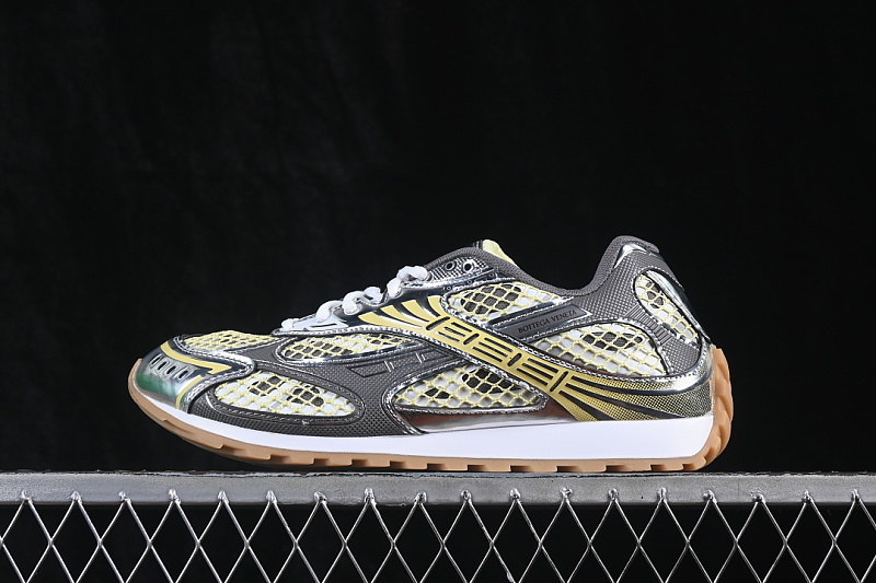 BREATHABLE CASUAL DAD SHOES SILVER/YELLOW/WHITE · V2X409561, photo 1