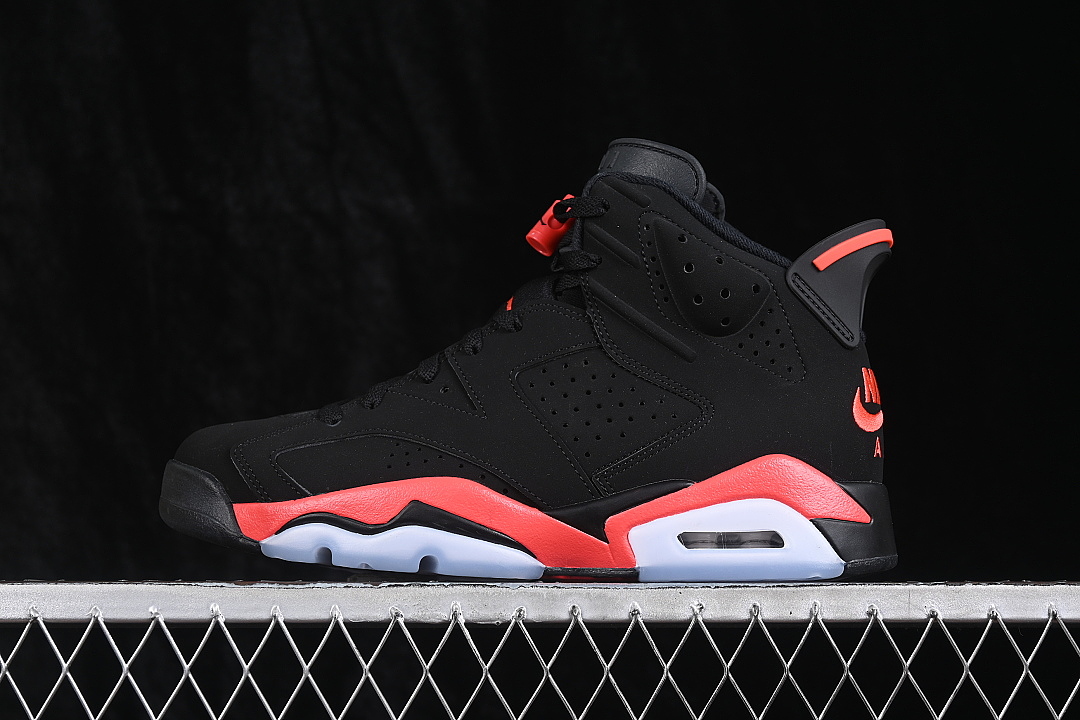 Jordan AIR Jordan 6 INFRARED AJ6 BLACK/RED/WHITE · CT8529-001, photo 1
