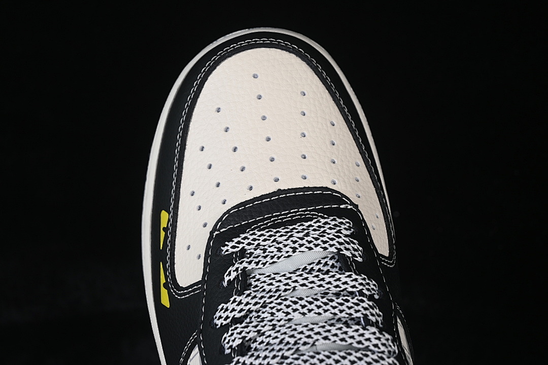 Nike [LD1999-019]-[AIR FORCE 1 07 LOW CASUAL SNEAKERS WHITE/BLACK/YELLOW]-[WOMAN:36-39]-[MAN:40-45] - Image 10