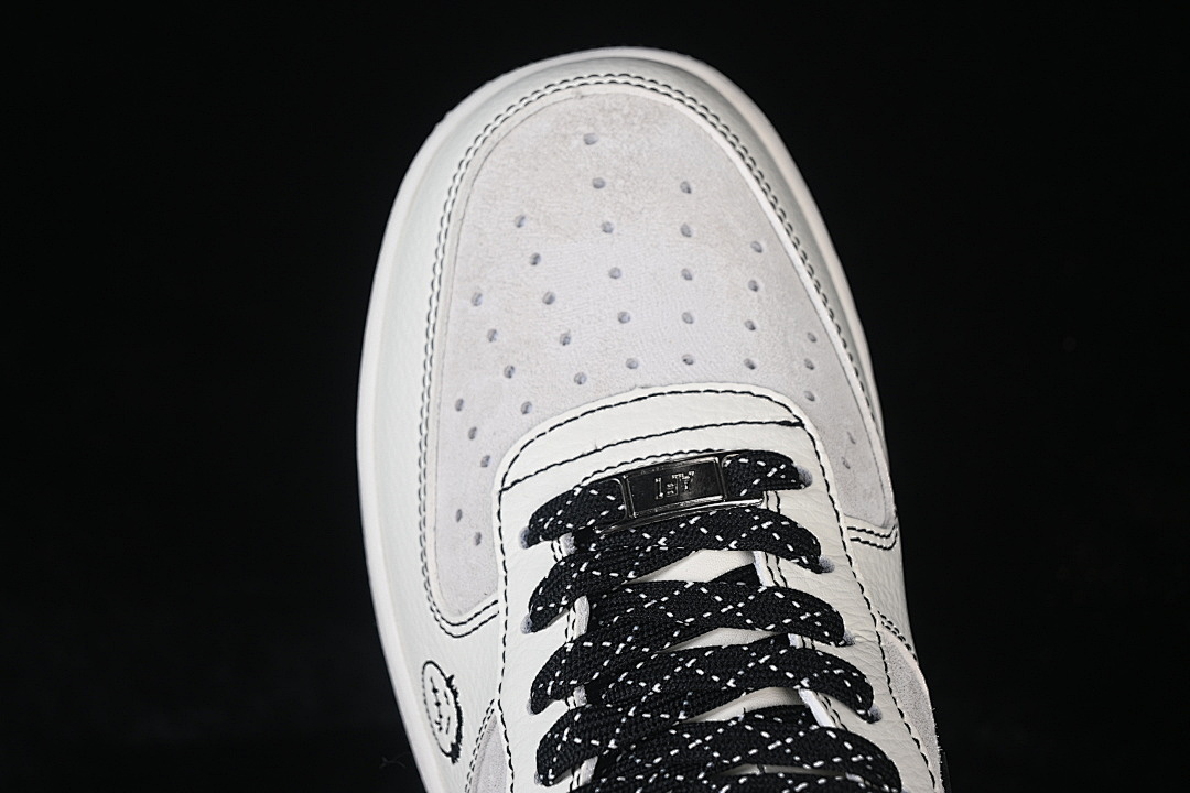 Nike [KG6699-F42]-[AIR FORCE 1 07 LOW CASUAL SHOES BLACK/GREY/WHITE/RED]-[WOMAN:36-39]-[MAN:40-45] - Image 9