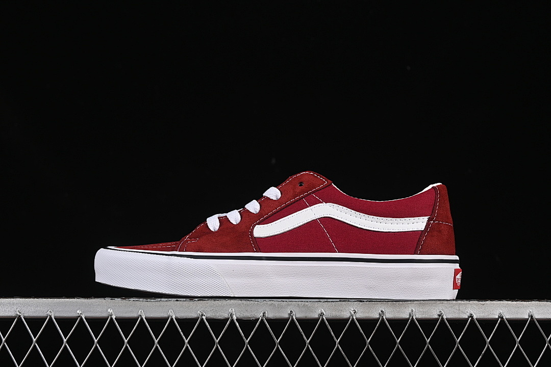 ANTI-SLIP CASUAL SKATEBOARD SHOES RED/WHITE/RED · VN0A4UUK5U7, photo 1