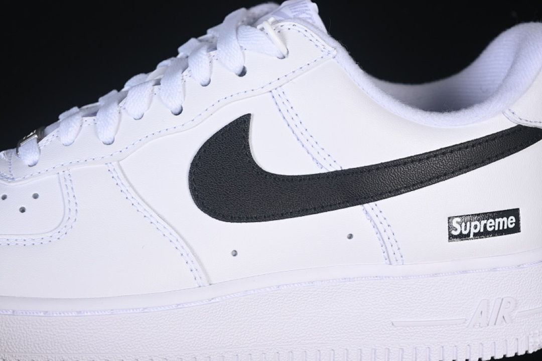 Nike [CU9225-102]-[AIR FORCE 1 07 LOW CASUAL SNEAKERS BLACK/WHITE]-[WOMAN:36-39]-[MAN:40-45] - Image 7