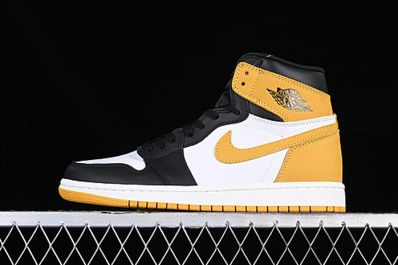 Jordan AIR Jordan AJ1 RETRO HIGH WHITE/BLACK/YELLOW · 555088-109, photo 1