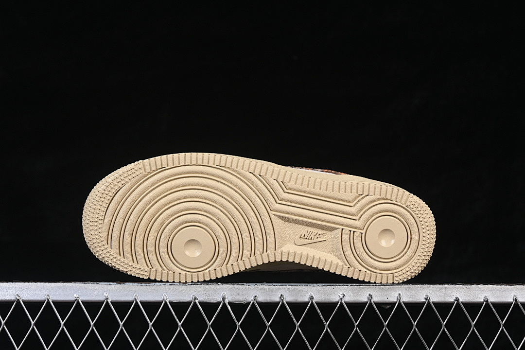 Nike [IO9803-200]-[AIR FORCE 1 07 LOW CASUAL SHOES WHITE/BROWN/APRICOT]-[WOMAN:36-39]-[MAN:40-45] - Image 14