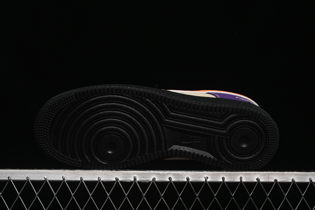 Nike [KB1688-004]-[AIR FORCE 1 07 LOW SUPREME RED/YELLOW/PURPLE/BLACK]-[WOMAN:36-39]-[MAN:40-45] - Image 15