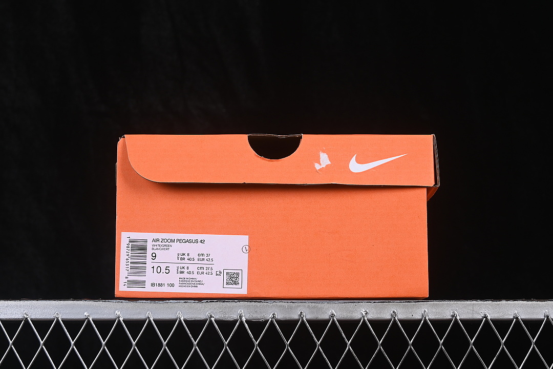Nike [IB1881-100]-[AIR ZOOM PEGASUS 42 BREATHABLE SHOES WHITE/GREEN/BLUE]-[WOMAN:36-39]-[MAN:40-45] - Image 11