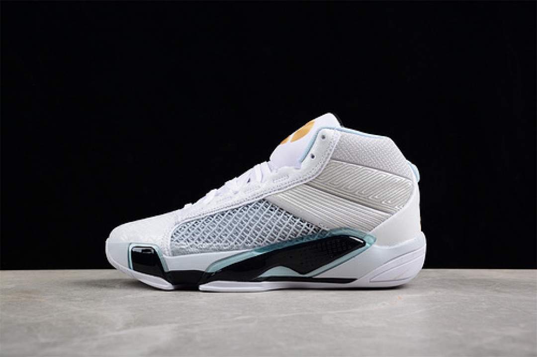 Air Jordan [FN7481-100]-[AIR JORDAN 38 FIBA WHITE/GREY/BLACK/YELLOW]-[MAN:39-46], photo 1