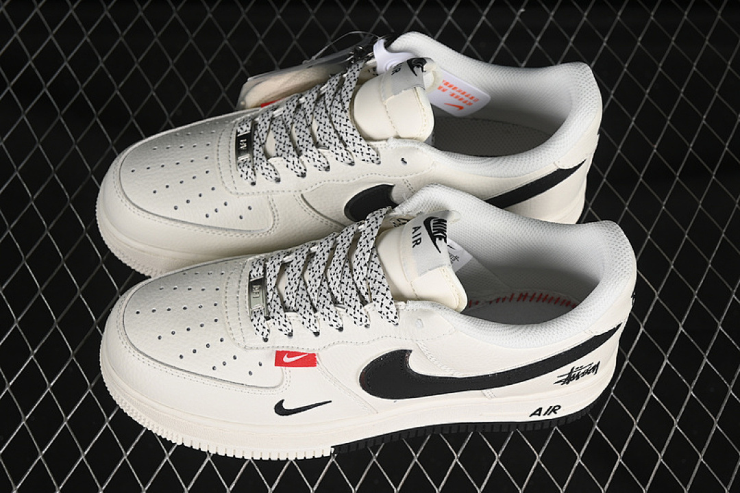Nike [CS5288-010]-[AIR FORCE 1 07 LOW WHITE/BLACK/GREY/RED]-[WOMAN:36-39]-[MAN:40-45] - Image 11