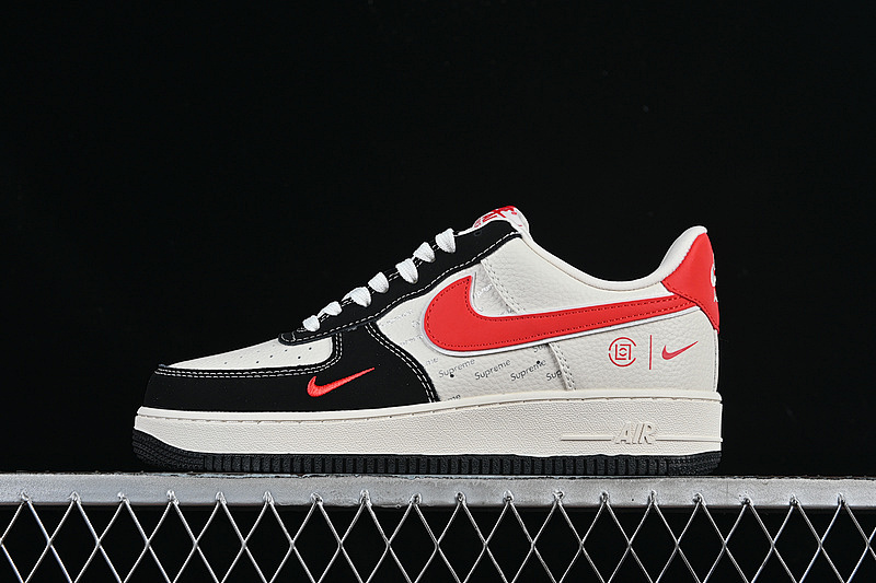 Nike Nike AIR FORCE 1 07 LOW WHITE/BLACK/RED · KB1688-001, photo 1