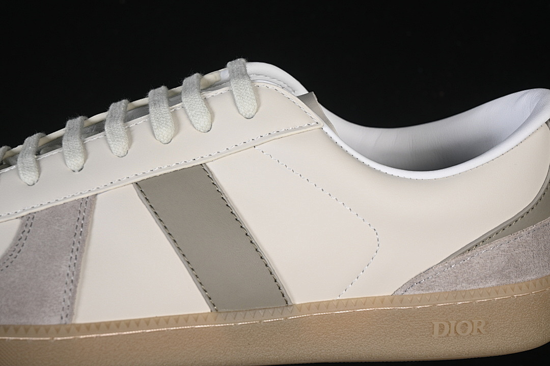 Dior [LOW-TOP DERBY SHOES WHITE/GREY/WHITE]-[WOMAN:39]-[MAN:40-45] - Image 8
