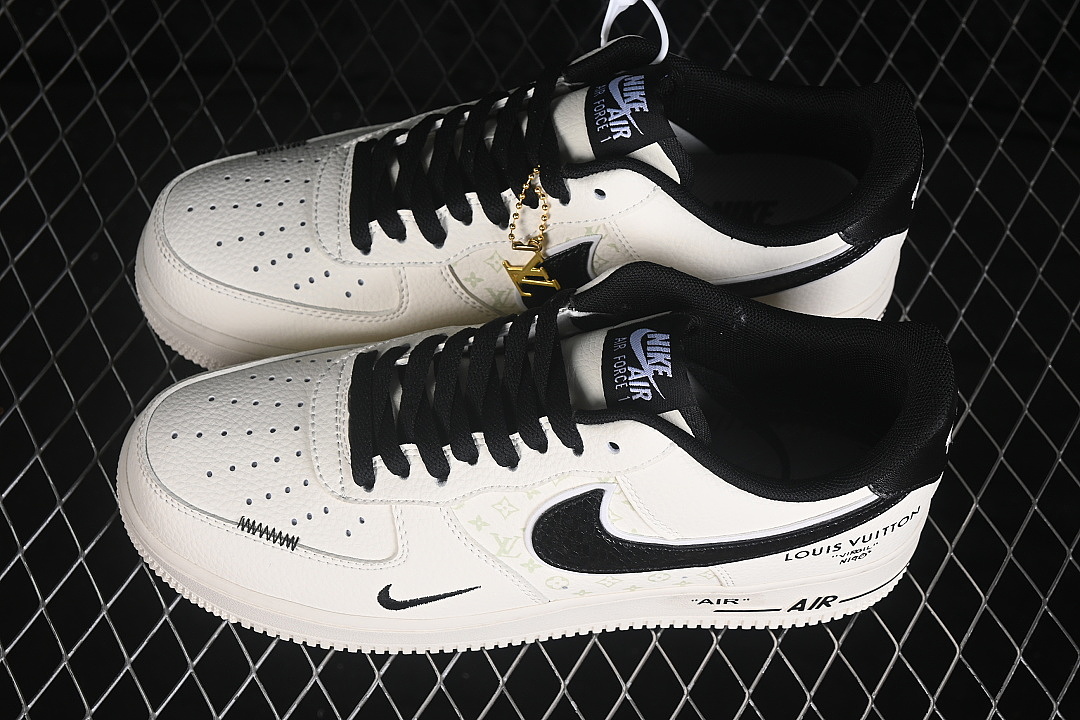 Nike [GS2288-010]-[AIR FORCE 1 07 LOW CASUAL SNEAKERS WHITE/BLACK]-[WOMAN:36-39]-[MAN:40-45] - Image 10