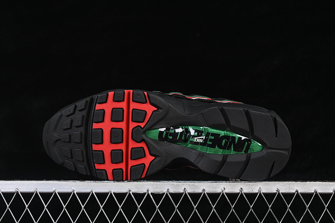 Unbranded [IB4453-001]-[AIR MAX 95 SP BLACK/METALLIC SILVER/GORGE GREEN/SPORT RED]-[MAN:40-48.5] - Image 15