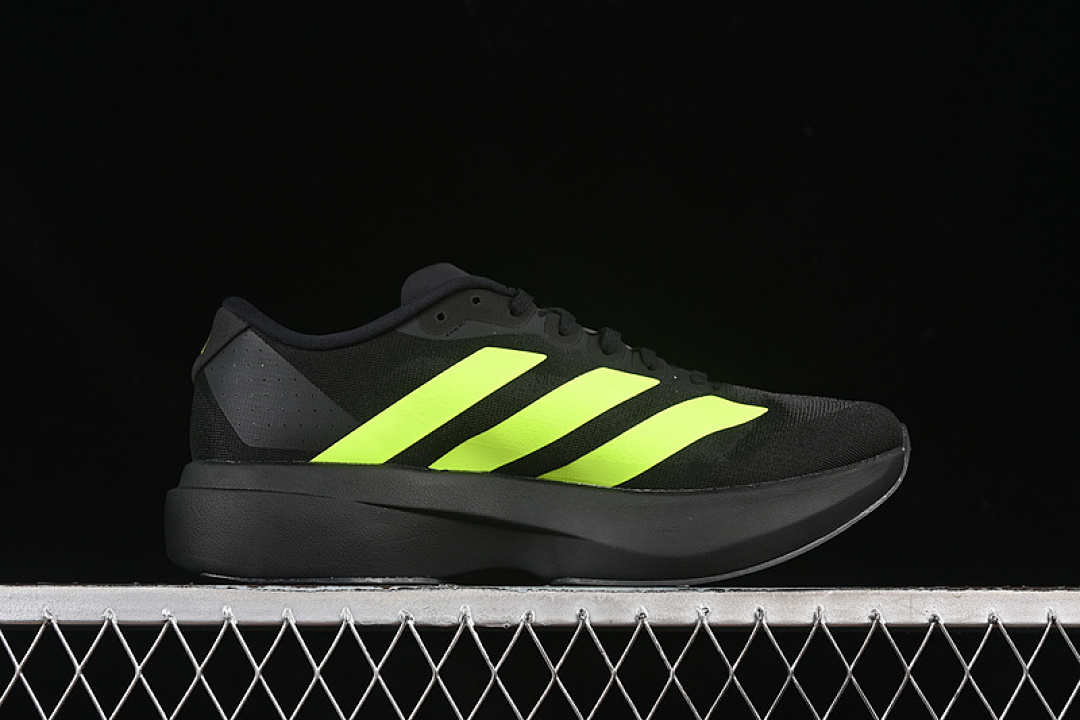 Adidas [ JR3420]-[ADIZERO EVO SL CORE BLACK/LUCID LEMON/IRON METALLIC]-[WOMAN:36-39]-[MAN:40-45] - Image 16