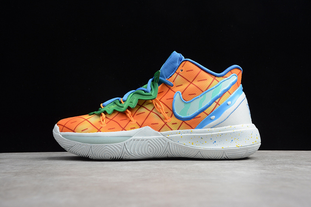 Unbranded [CJ6950-800]-[KYRIE 5 SPONGEBOB PINEAPPLE HOUSE ORANGE/GREEN-BLUE]-[MAN:39-46], photo 1