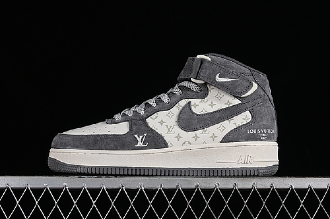 Nike [DV9988-200]-[AIR FORCE 1 07 MID L*V OFF WHITE/GREY]-[WOMAN:36-39]-[MAN:40-45], photo 1
