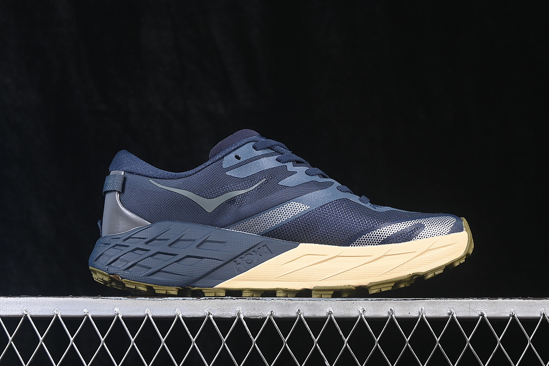 Hoka [1171928 VRL]-[ONE SPEED GOAT 7 CASUAL SPORTS RUNNING SHOES NAVY BLUE/BLUE]-[MAN:40-45] - Image 15