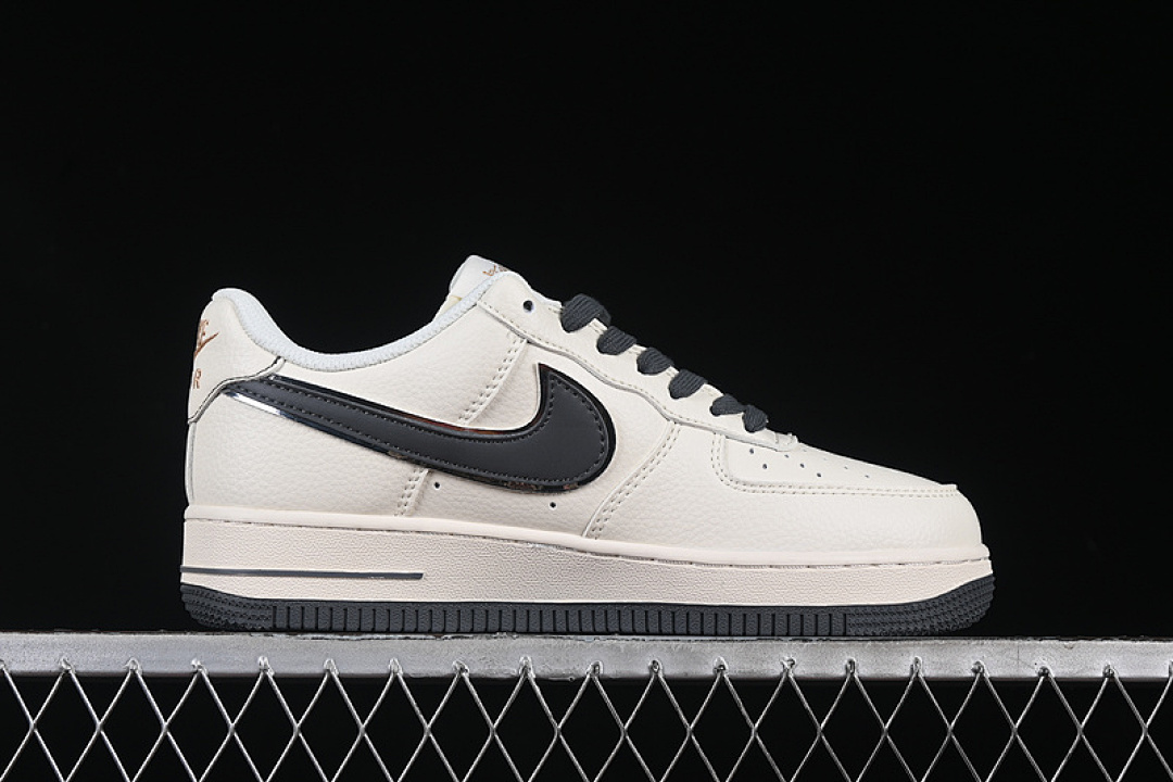Nike [XZ6188-705]-[AIR FORCE 1 07 LOW WHITE/BEIGE/BLACK]-[WOMAN:36-39]-[MAN:40-45] - Image 16