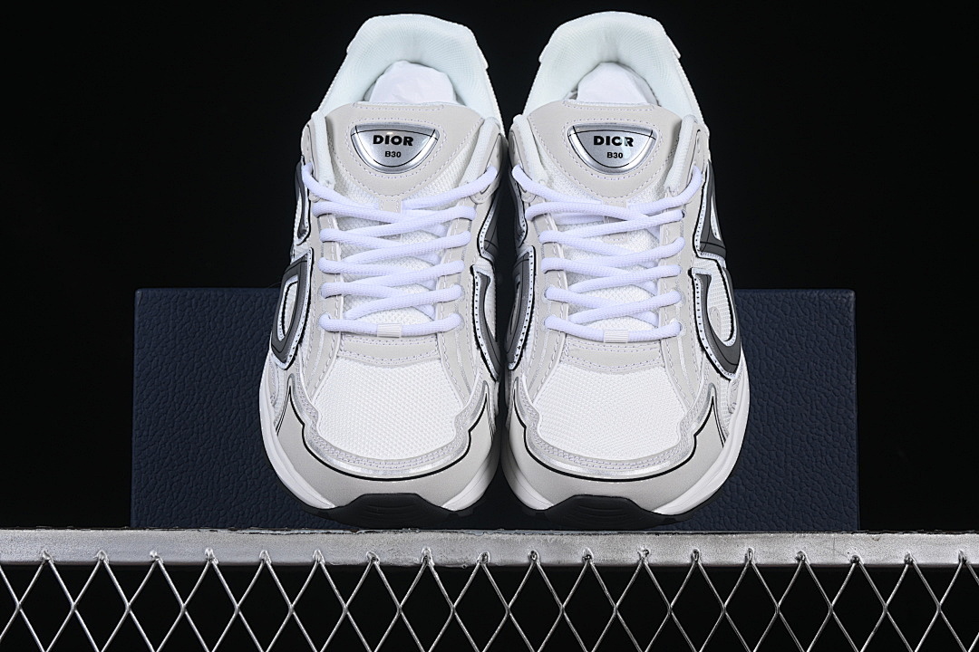 Dior [RUBBER CASUAL SPORTS SHOES GREY/WHITE]-[WOMAN:35-39]-[MAN:40-46] - Image 14