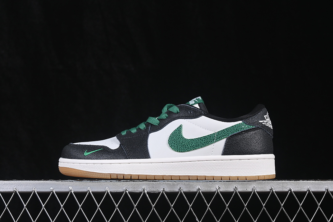 Air Jordan [IR2283-030]-[AIR JORDAN 1 LOW AJ1 BASKETBALL SHOES DARK GREEN/WHITE]-[WOMAN:36-39]-[MAN:40-46], photo 1