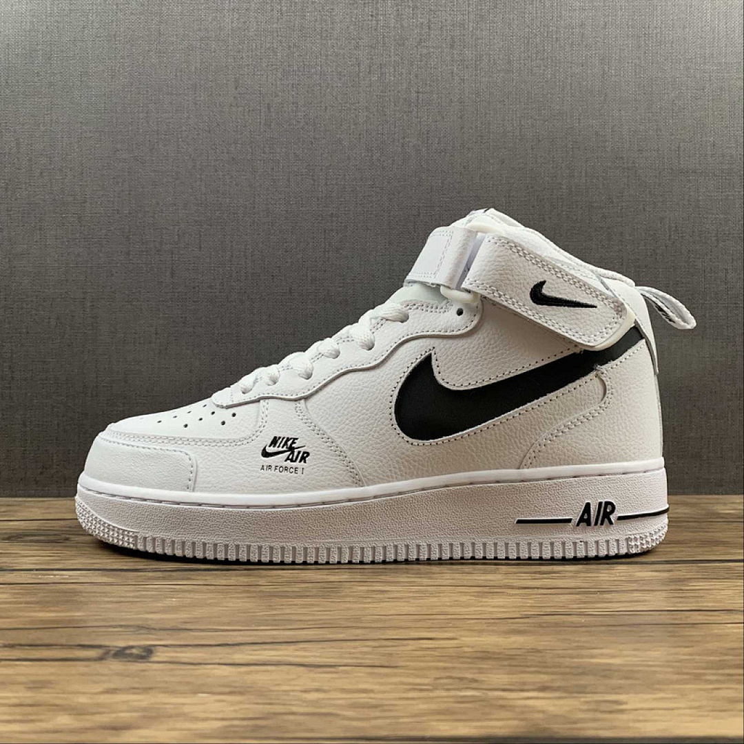 Nike [CV3039-108]-[AIR FORCE 1 MID LV8 UTILITY WHITE/BLACK/WHITE]-[WOMAN:36-39]-[MAN:40-45], photo 1