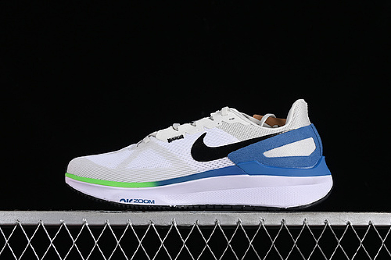 AIR ZOOM STRUCTURE 25 2024 WHITE/PLATINUM TINT/STAR BLUE/BLACK · DJ7883-104, photo 1