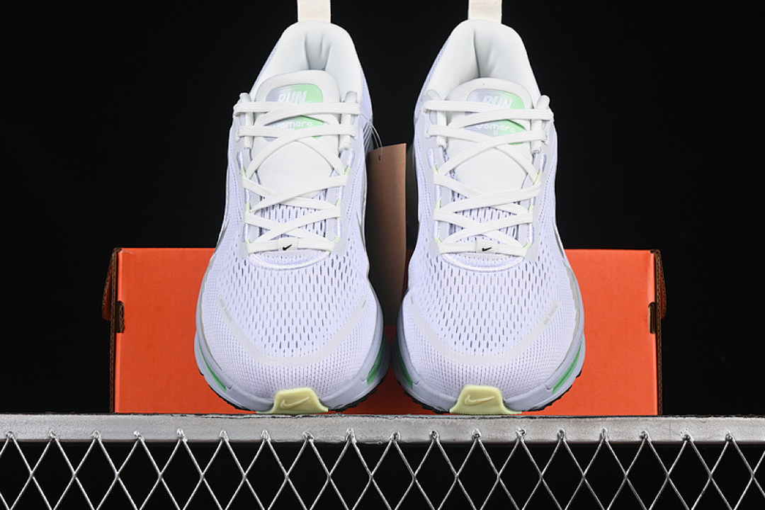 Nike [HM6804-108]-[AIR ZOOM VOMERO 18 WHITE/GREY/GREEN]-[WOMAN:36-39]-[MAN:40-45] - Image 13