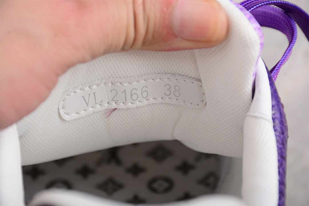 Louis Vuitton [L*V 2022 TRAINER SNEAKERS WHITE/DARK PURPLE/BLACK]-[MAN:38-45] - Image 13